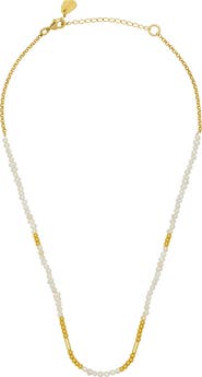 Estella Bartlett Faux Pearl Beaded Necklace