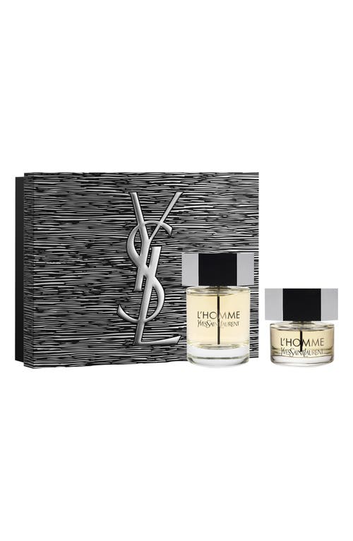 Saint Laurent Yves L'homme Eau De Toilette Set In Transparent