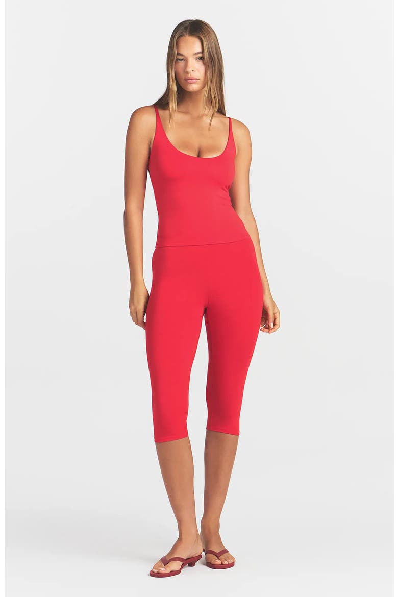 Smooth Layers Scoop Neck Camisole, Alternate, color, CARMINE