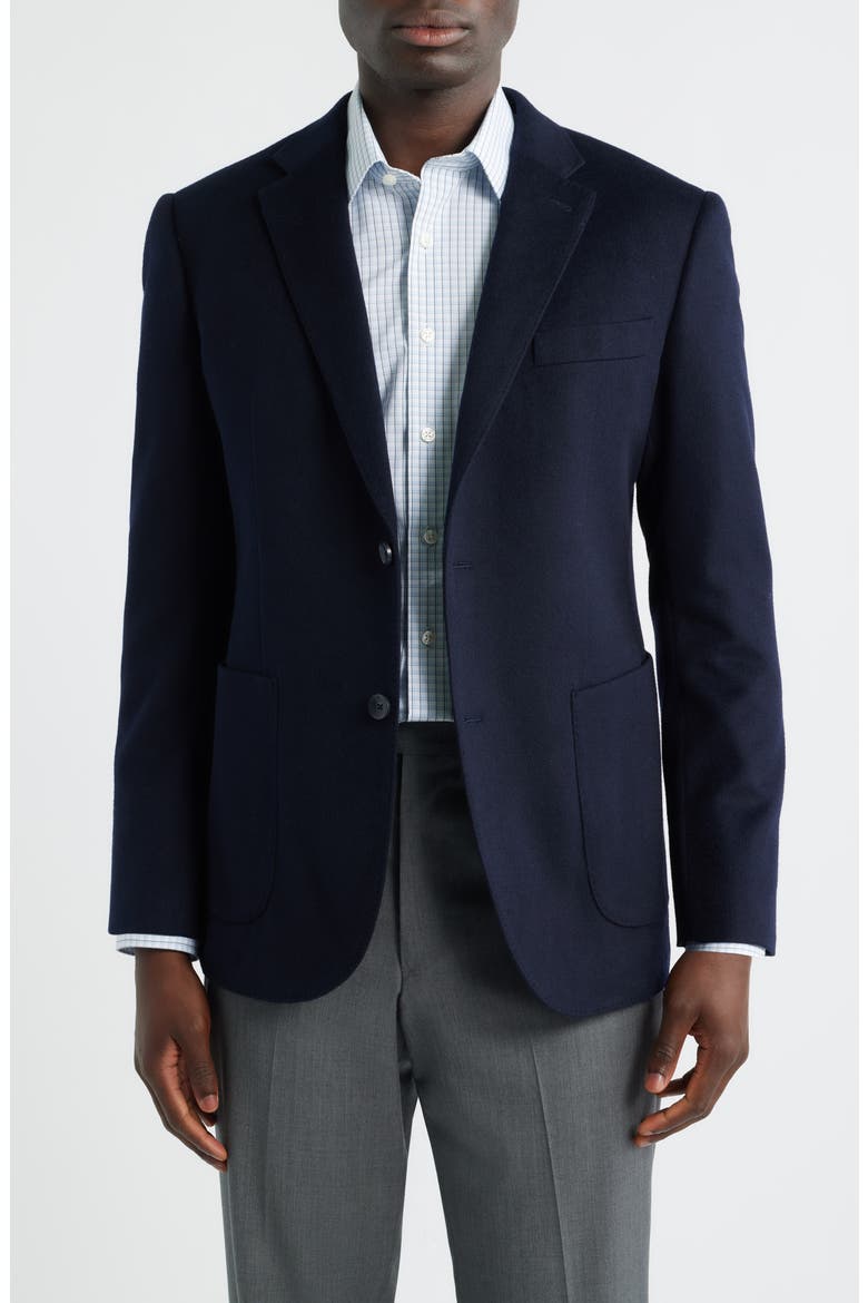 Cashmere Sport Coat, Main, color, NAVY STILL