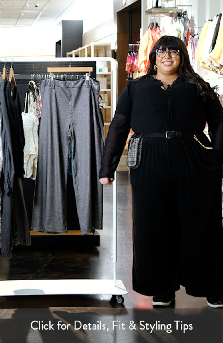 Darlene Stripe High Waist Wide Leg Pants, sales video thumbnail