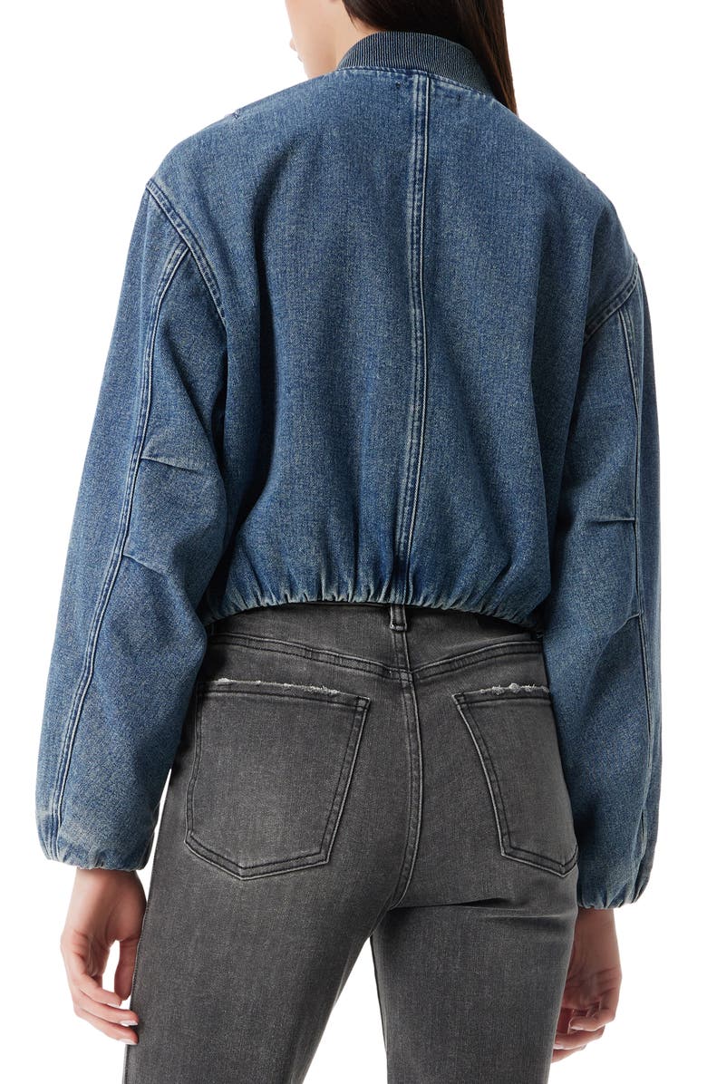 Robert Rodriguez Kendrick Utility Denim Bomber Jacket, Alternate, color, Chelsea