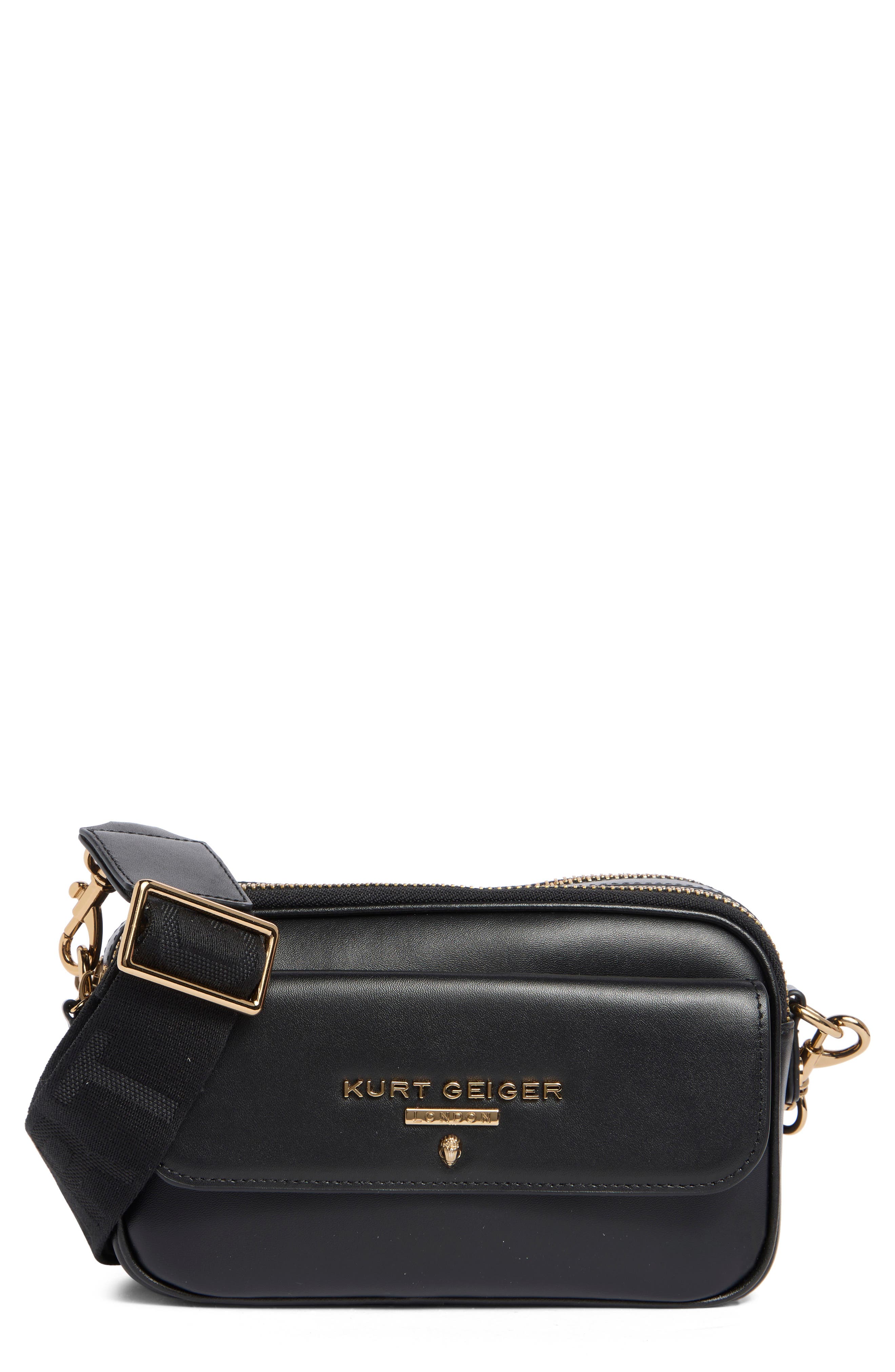 Kurt Geiger London Highgate Zip Leather Camera Bag