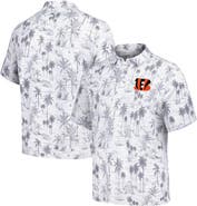 Tommy Bahama Men's Tommy Bahama Gray Cincinnati Bengals Cabana Shores IslandZone Tri-Blend Polo
