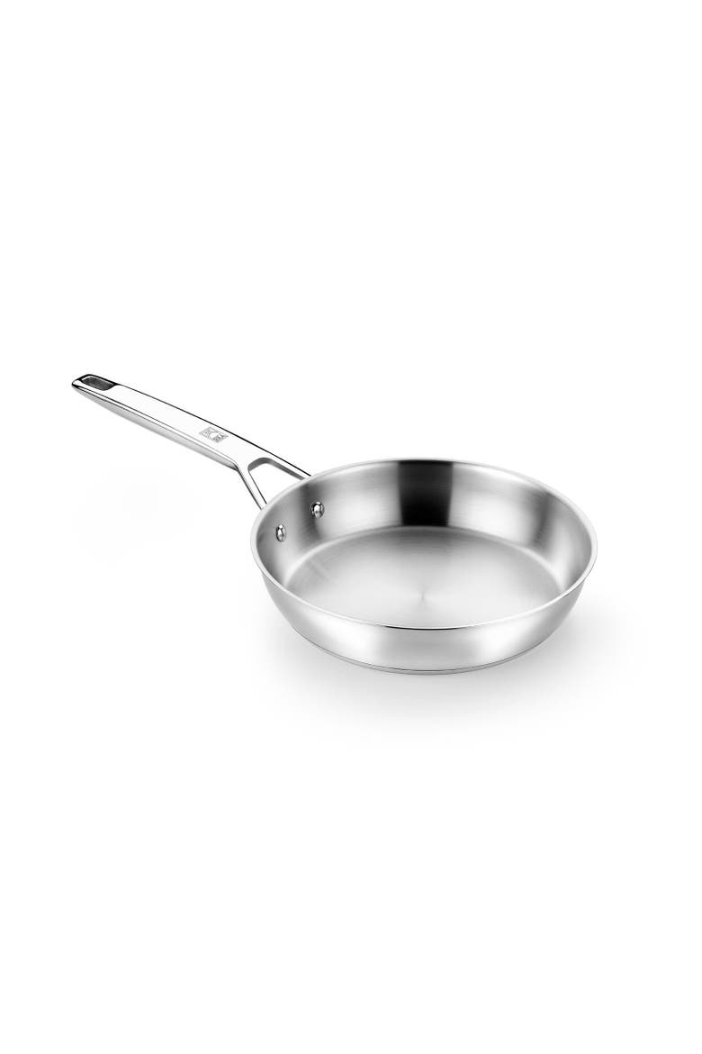 Signature Stainless Steel Professional Frypan, 8-Inch, Main, color, Silver
