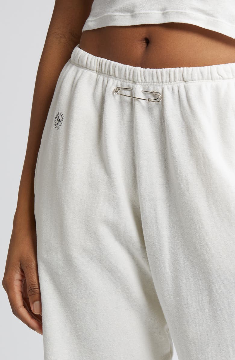 SAMI MIRO VINTAGE Gender Inclusive Safety Pin Hemp & Organic Cotton French Terry Sweatpants, Alternate, color, 