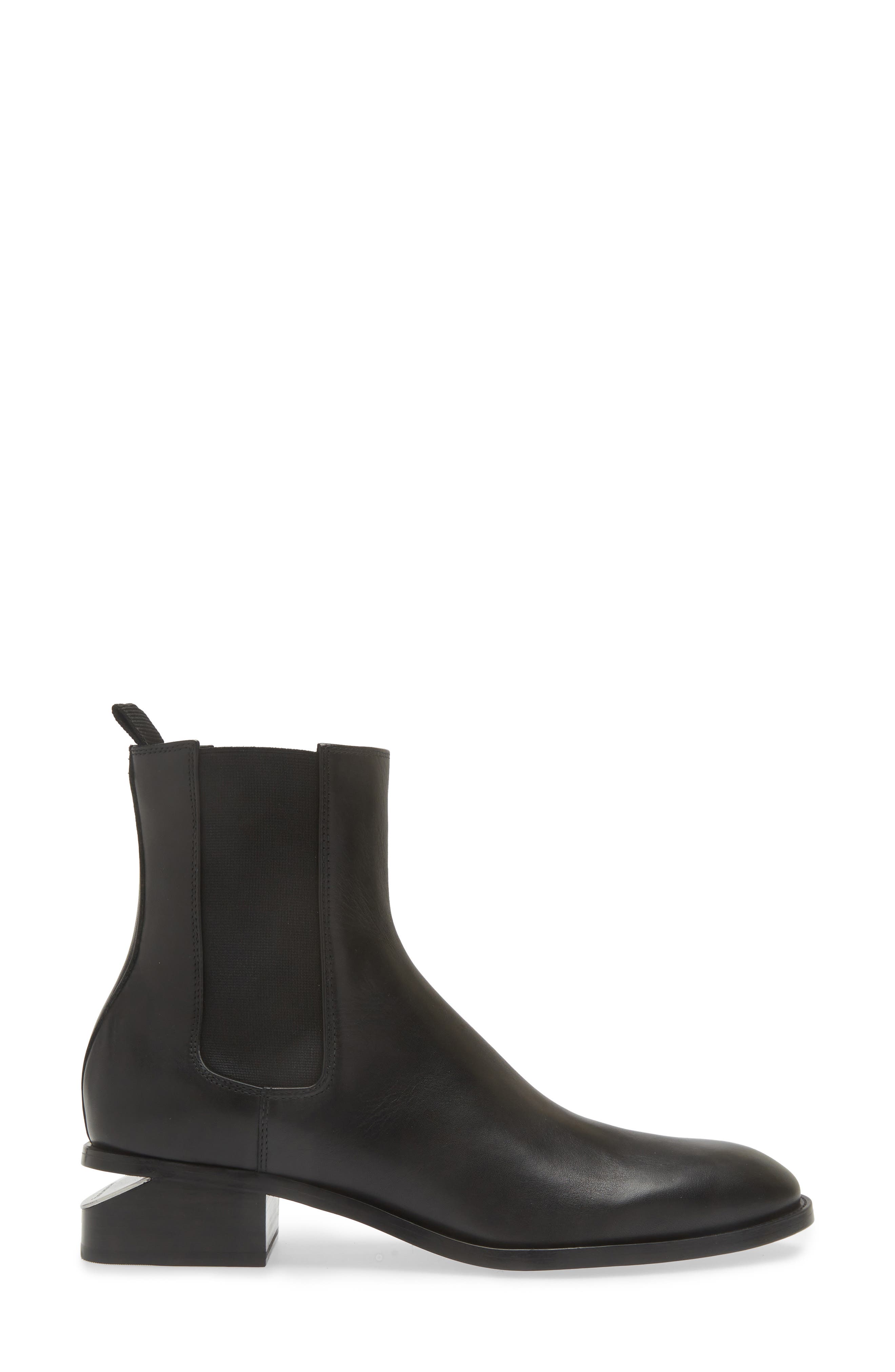 Alexander Wang Kane Cutout Chelsea Boot, Alternate, color, Black