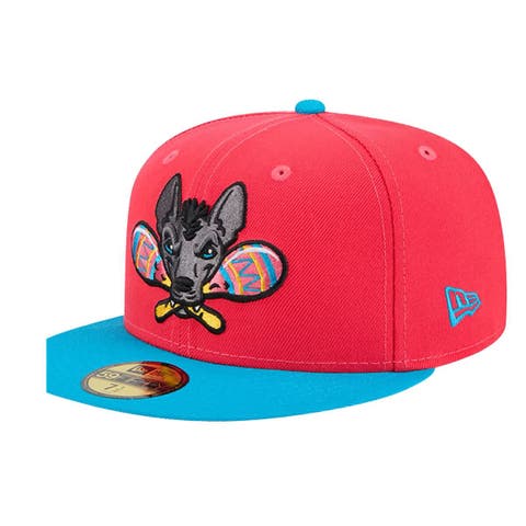 Men's New Era Red Gwinnett Stripers Copa de la Diversión 59FIFTY Fitted Hat