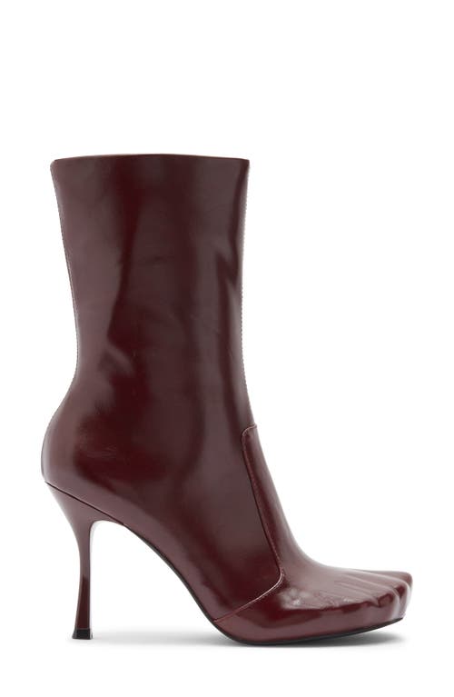 Jeffrey Campbell Visionary Stiletto Boot In Burgundy