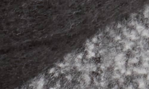 Steve Madden Two-tone Fringe Scarf In Black