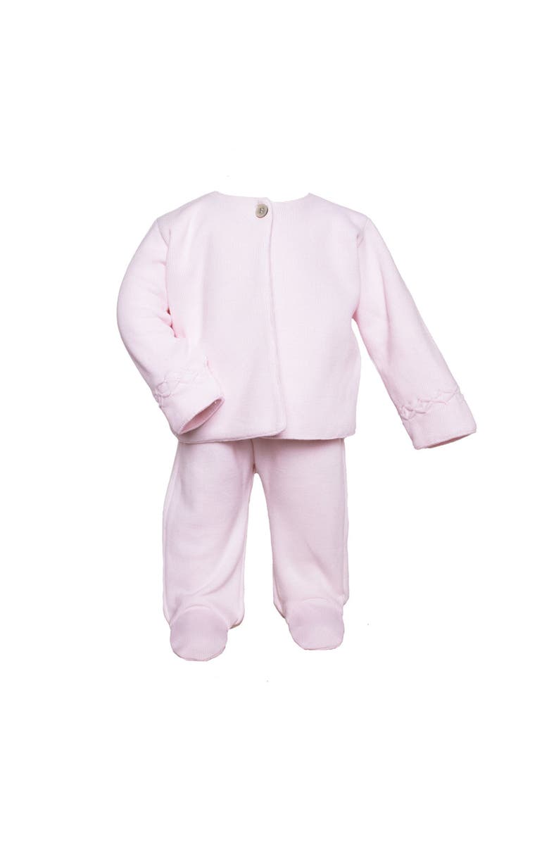 Cuclie Hand Smocked Layette Set, Alternate, color, Pink