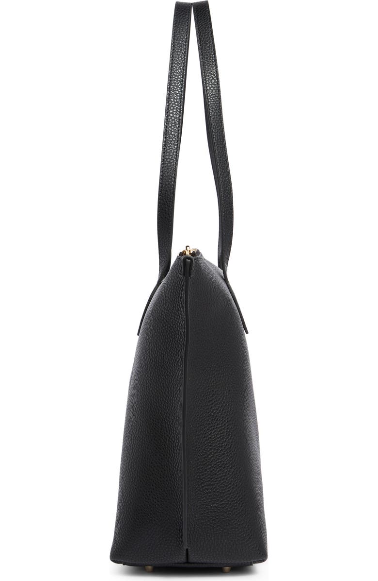 Furla Classic Medium Leather Tote, Alternate, color, Nero