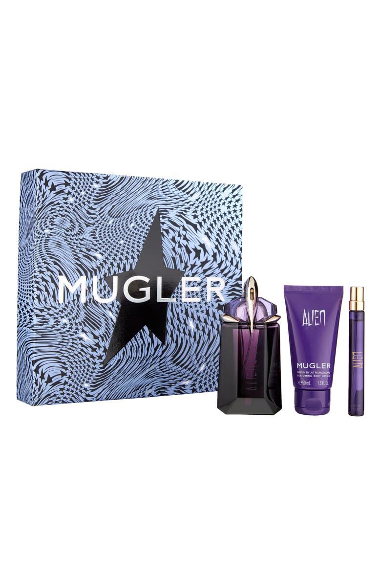 MUGLER Alien Eau de Parfum 3-Piece Gift Set $206 Value, Main, color, 