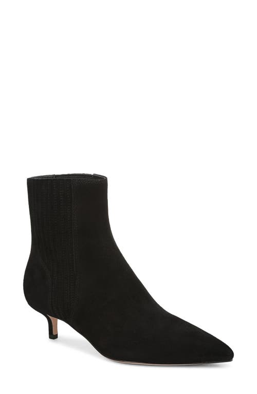 Veronica Beard Lisa Kitten Heel Bootie In Black