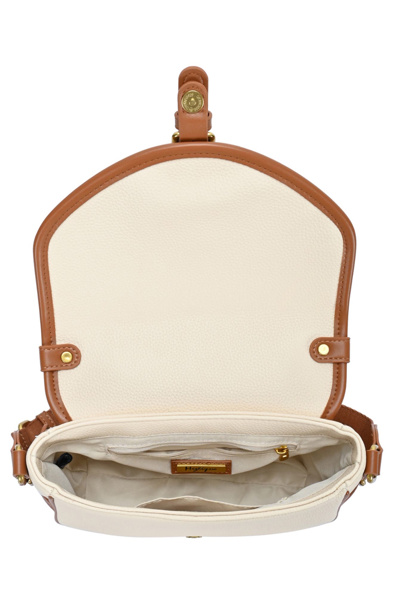 Miztique Two Tone Crossbody Bag, Alternate, color, Cream
