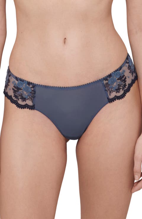 Intrigue Floral Embroidered Tanga