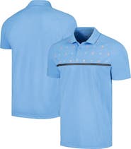 LEVELWEAR Men's Levelwear Light Blue Chicago Cubs Sector Batter Up Raglan Polo