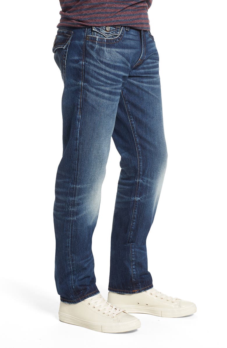 True Religion Brand Jeans Geno Straight Leg Jeans, Alternate, color,