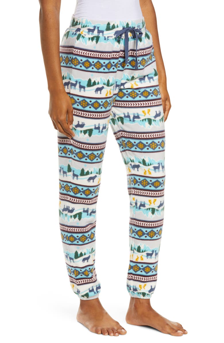 BP. Print Microfleece Joggers, Alternate, color,