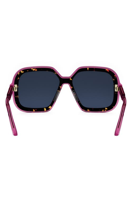 Dior Highlights S1i 57mm Square Sunglasses In Brown