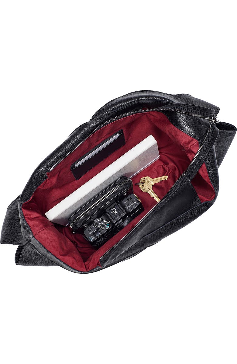 HAMMITT Tom Zip Hobo Bag, Alternate, color, Black/ Gunmetal