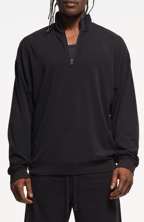 Jersey Lounge Quarter Zip Pullover