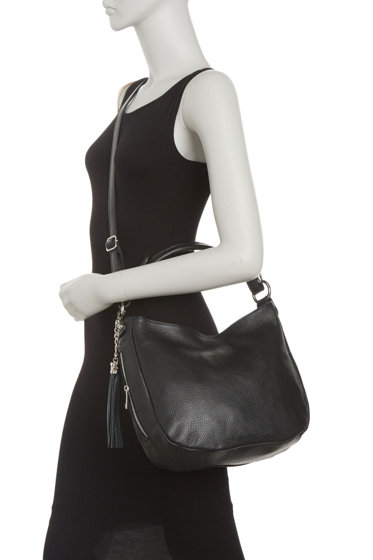 MASSIMO CASTELLO Top Handle Leather Crossbody Bag, Alternate, color, 