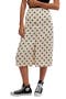 Analise Polka Dot Button-Up Midi Skirt