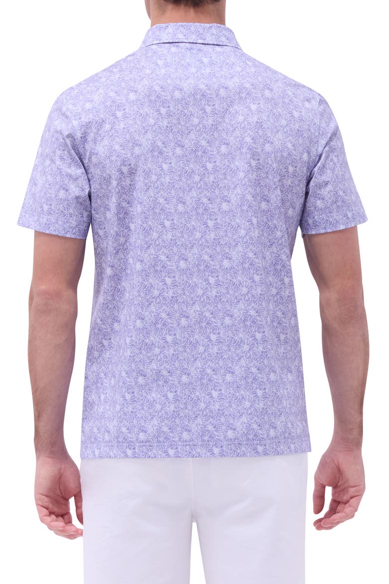 Victor OoohCotton® Floral Polo, Alternate, color, LILAC
