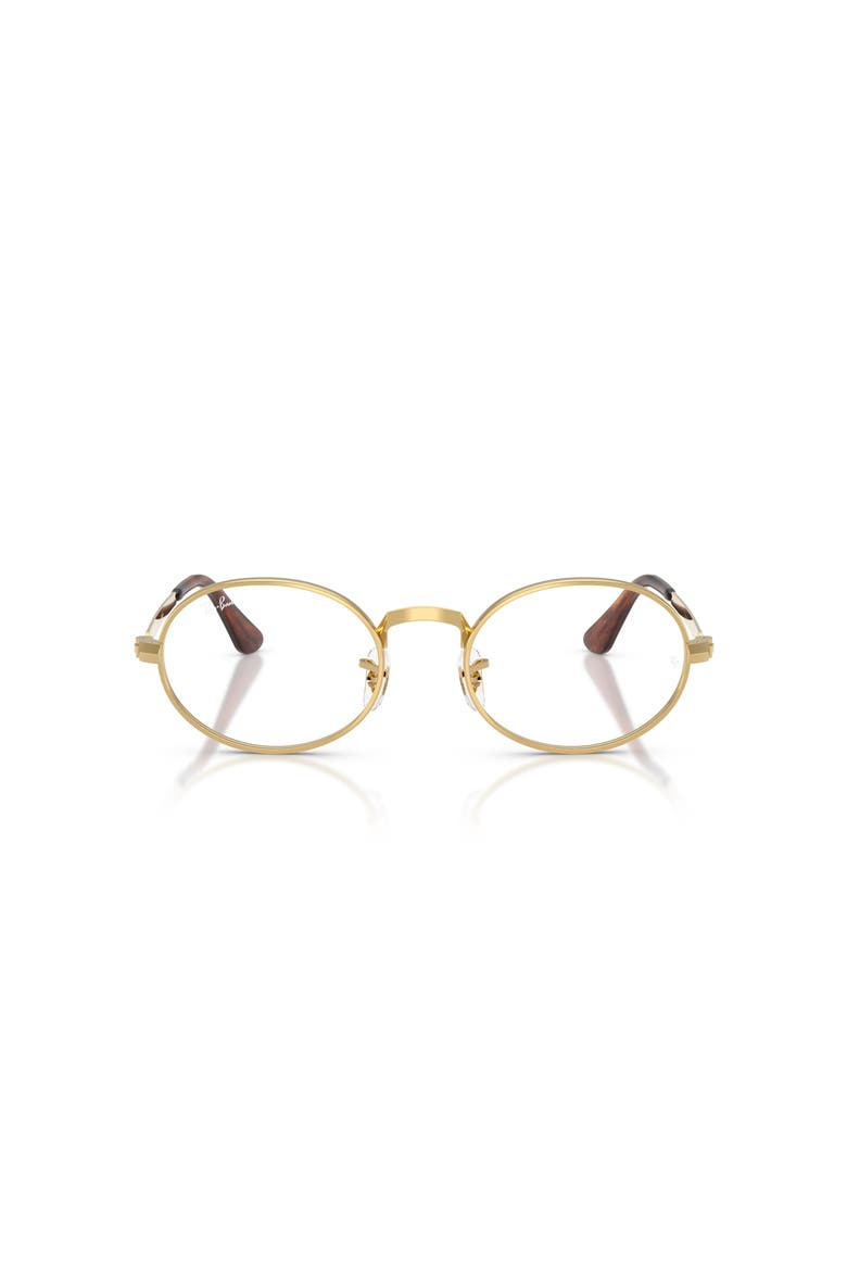 54mm Oval optical glasses, Alternate, color, Gold