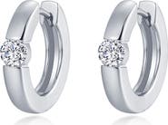 Lafonn Simulated Diamond Huggie Hoop Earrings