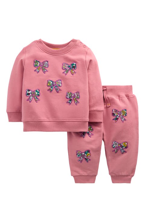 Kids' Appliqué Sweatshirt and Joggers Set