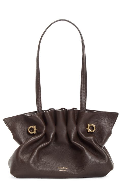 Soft Small Leather Shoulder Bag