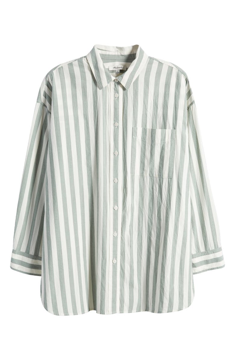 Madewell Signature Oversize Button-Up Shirt, Alternate, color,