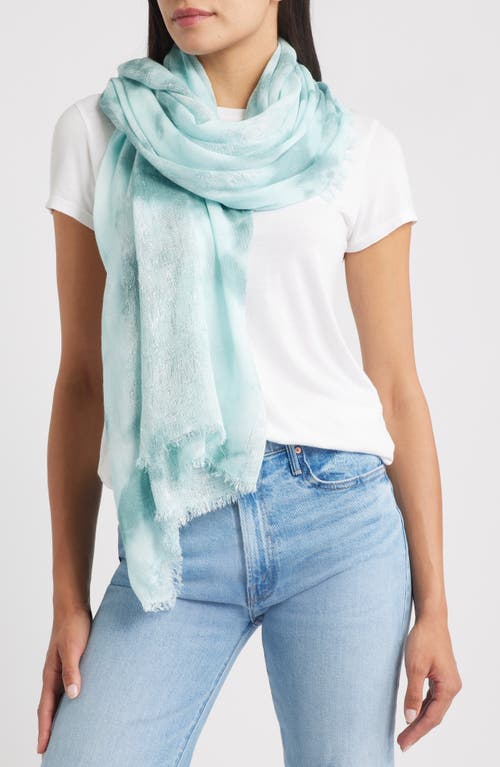 Tasha Print Scarf in Blue 