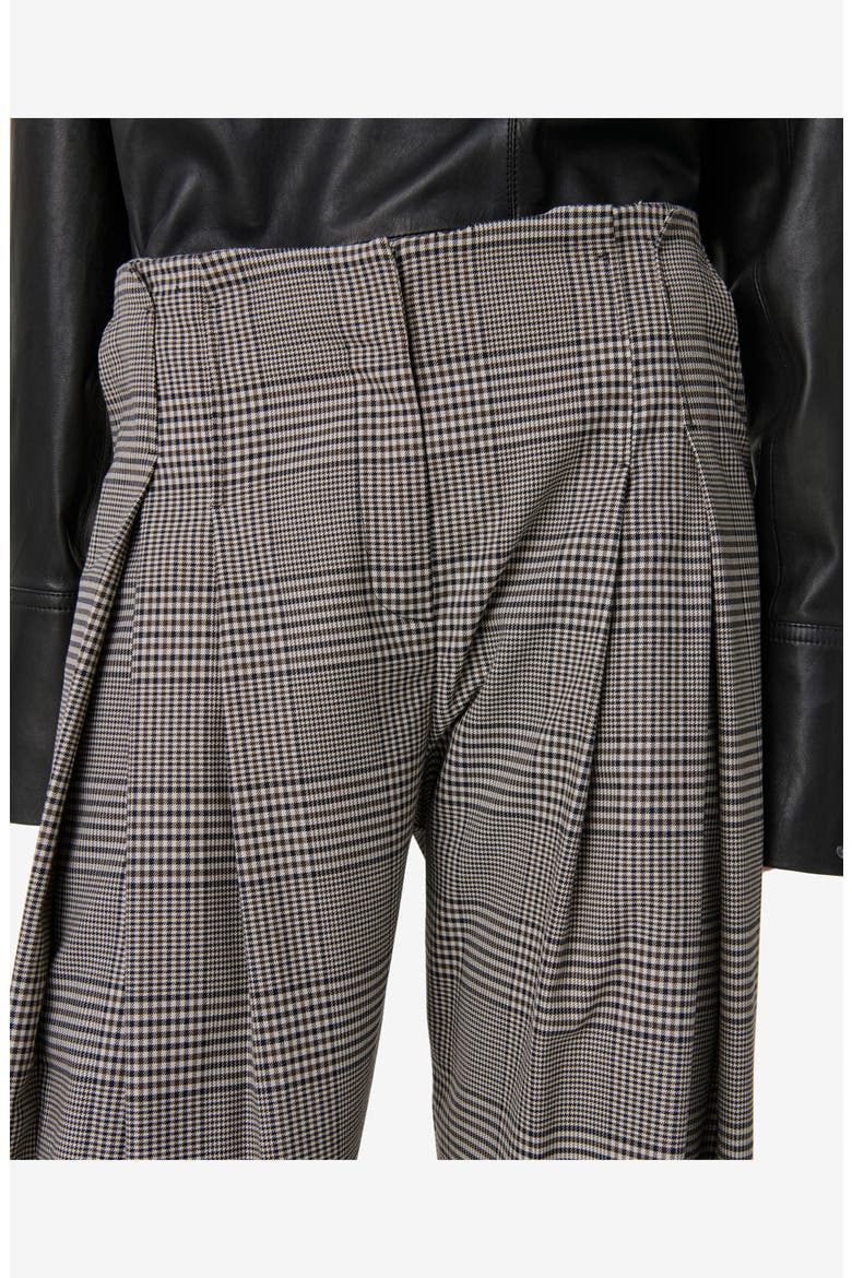 The Koffa Trouser, Alternate, color, MIXED BROWN CHECK