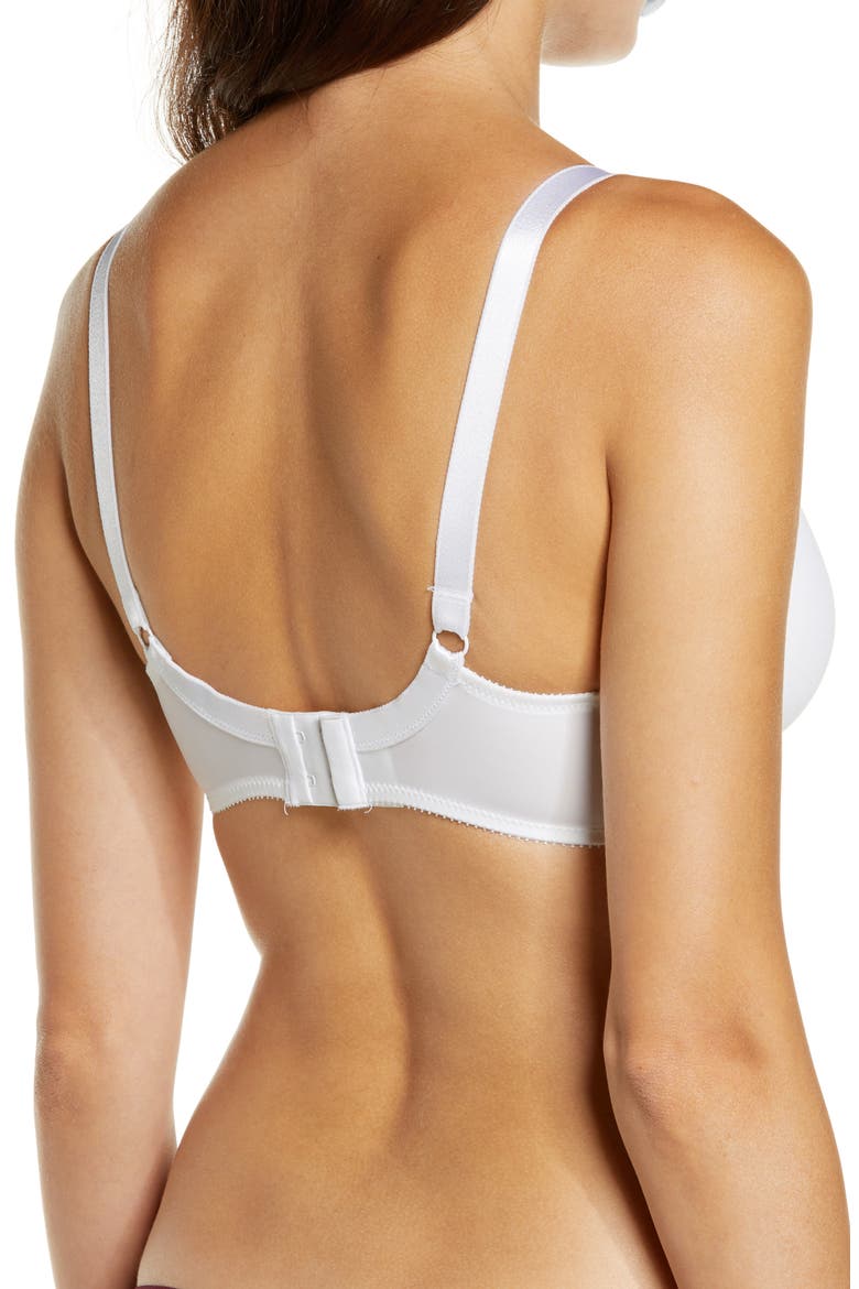 Merci Lightweight Nursing Bra, Alternate, color, WHITE