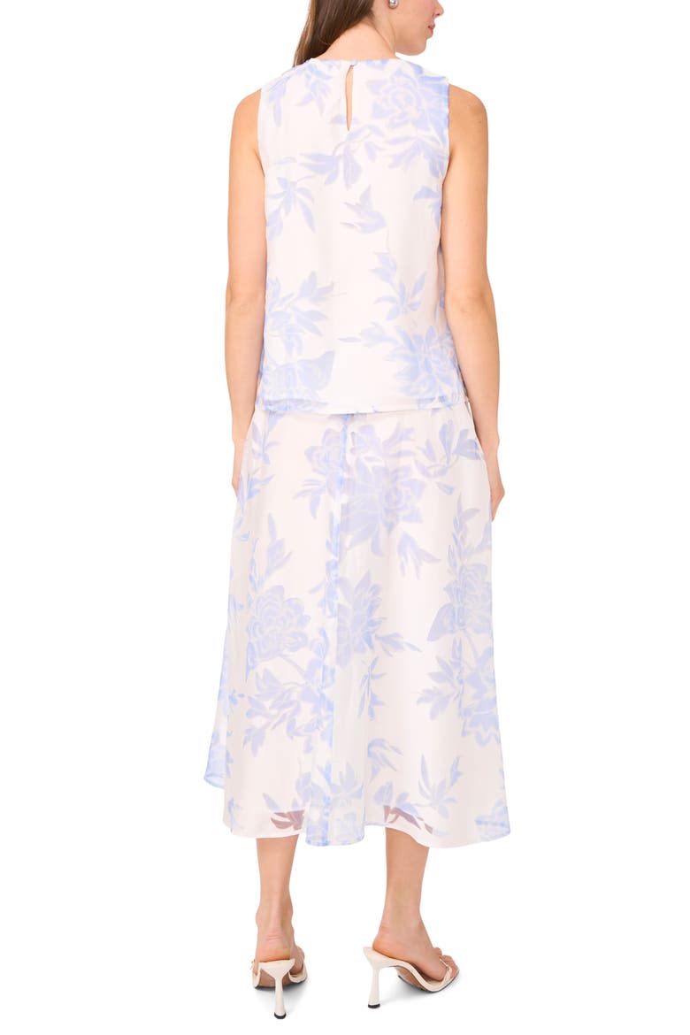 Floral Burnout Sleeveless Top, Alternate, color, FROZEN