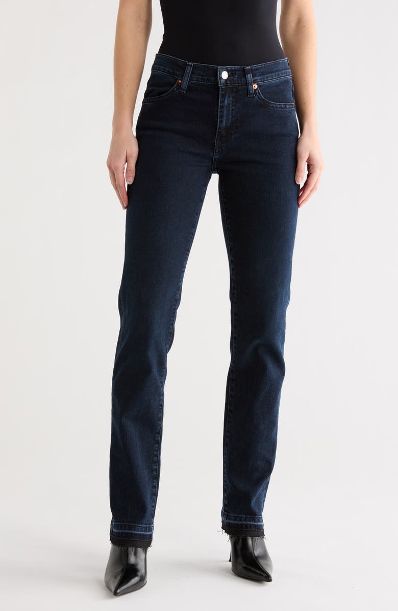 Re/Done Super Slim Jeans, Main, color, Blackenblue