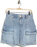 Democracy Fray Hem Cargo Shorts