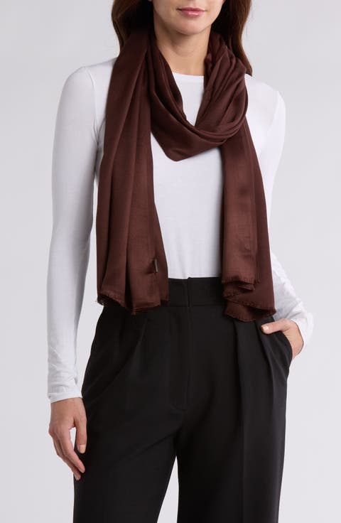 Oversized Satin Pashmina Wrap