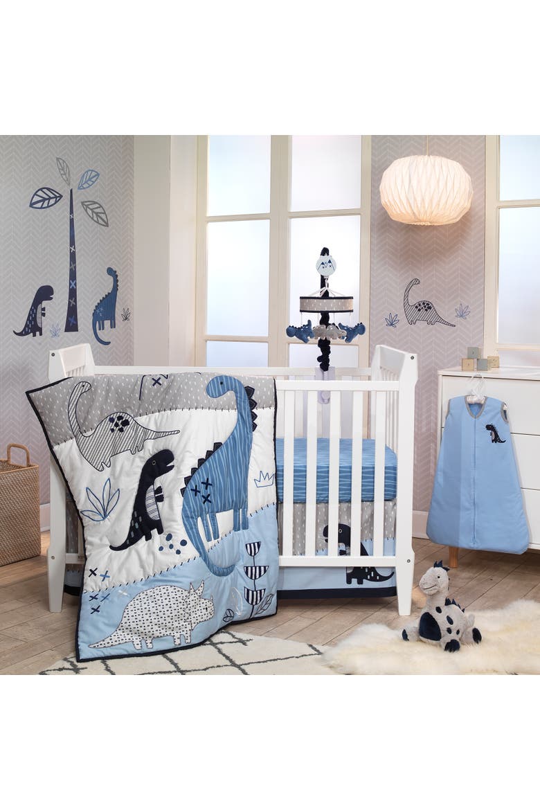 Baby Dino Dinosaur Musical Baby Crib Mobile Soother Toy, Alternate, color, Blue