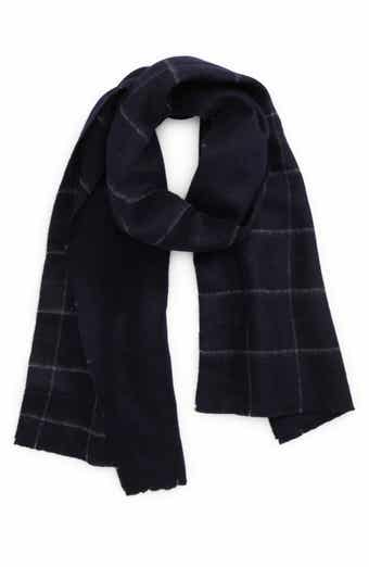 Vince Creekside Plaid Double Face Wool & Cashmere Scarf