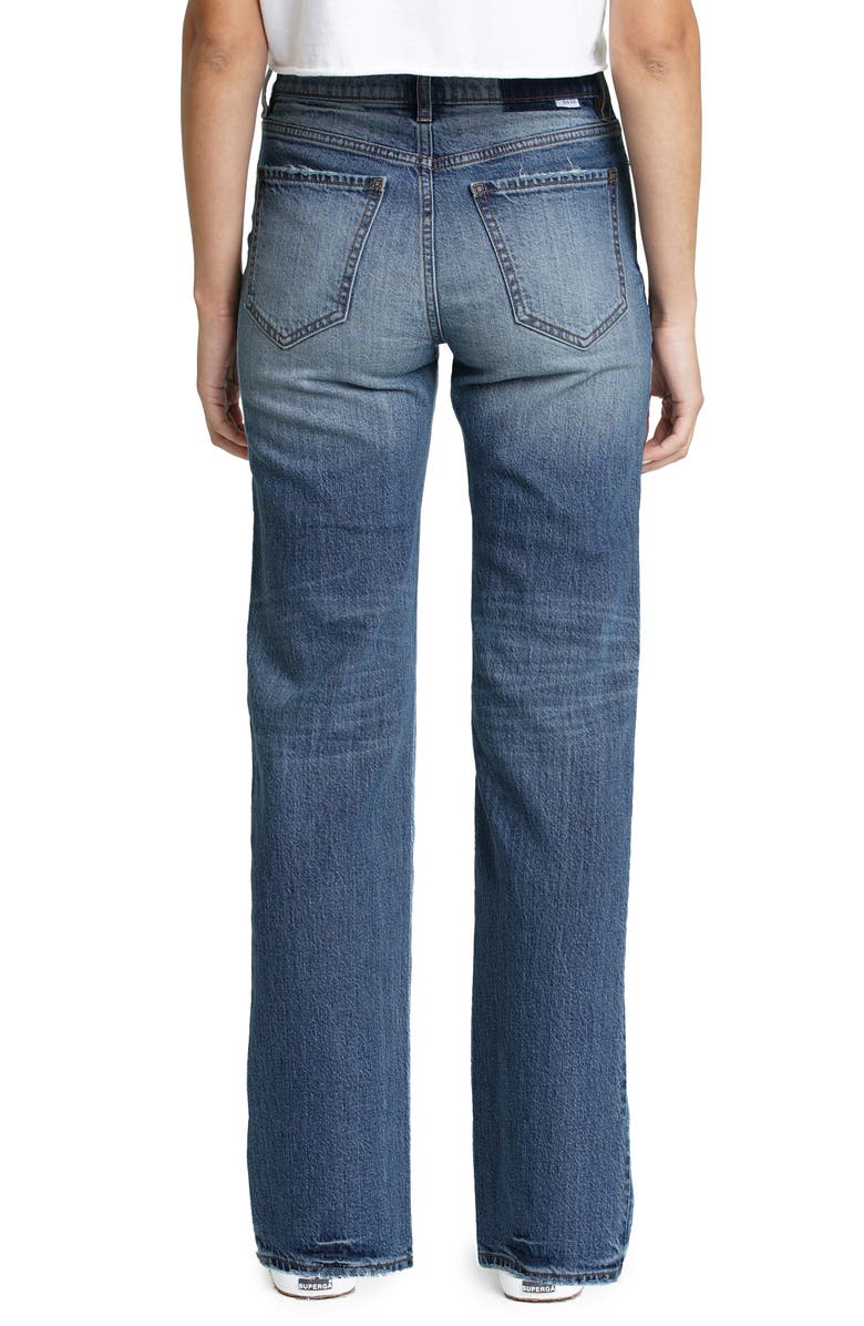 DAZE Sundaze Ripped High Waist Dad Jeans, Alternate, color, 