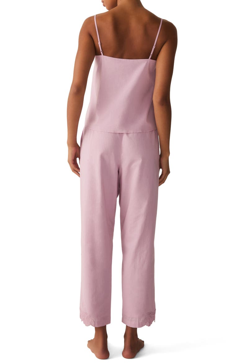 Voile Fleur Pajamas, Alternate, color, LILAC