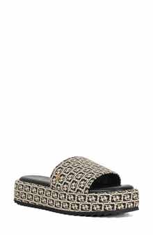 Dune London Lanie Platform Slide Sandal