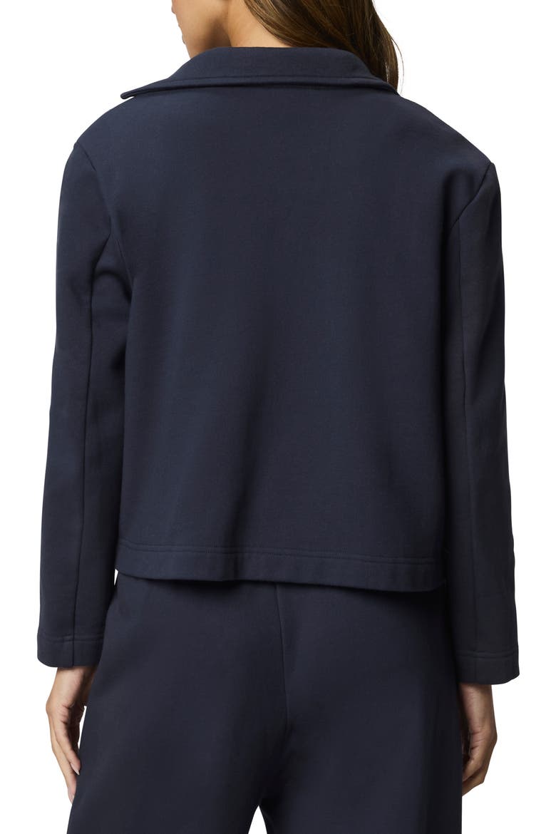 Matilda Cotton Fleece Jacket, Alternate, color, NAVY BLUE