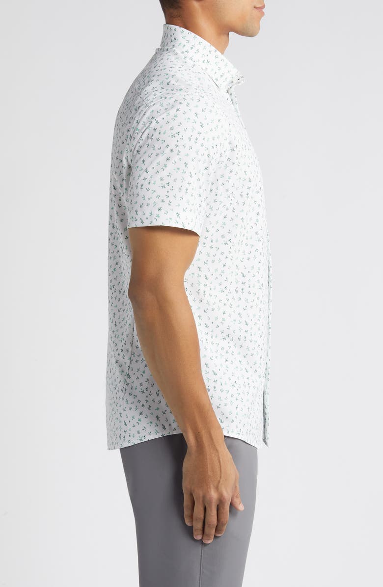 Mizzen+Main Leeward Trim Fit No-Tuck Performance Button-Up Shirt, Alternate, color, 