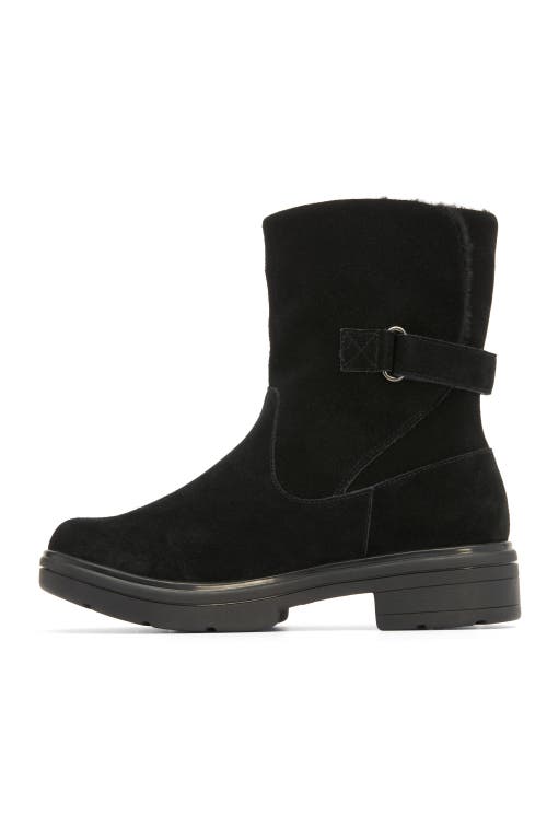 Abeo Vista Mid Boot In Black Suede - Regular