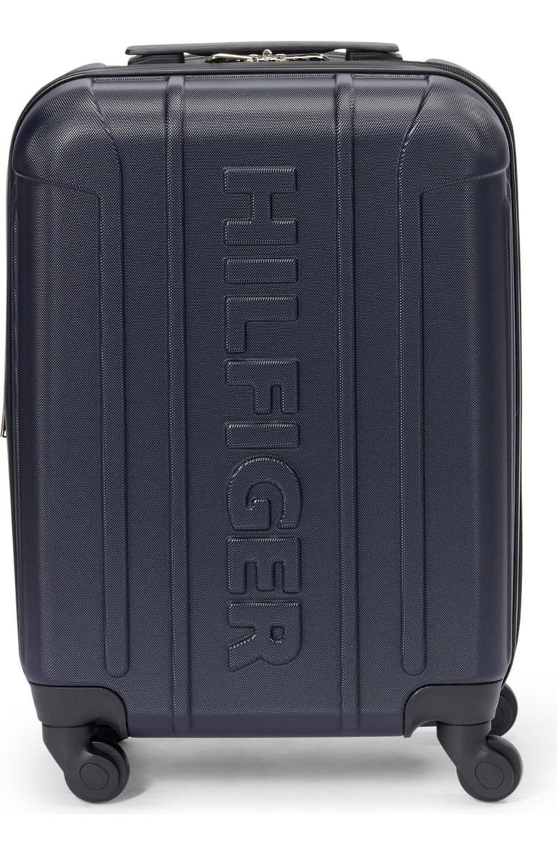 Tommy Hilfiger Big Hilfiger 20" Upright Suitcase, Main, color, Navy